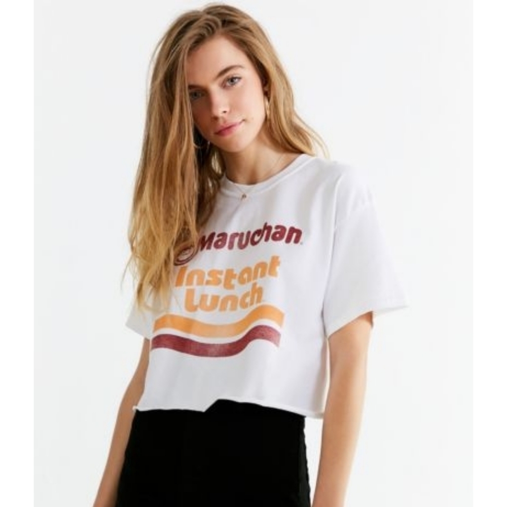[2 for $10] Boxy Crop Graphic T